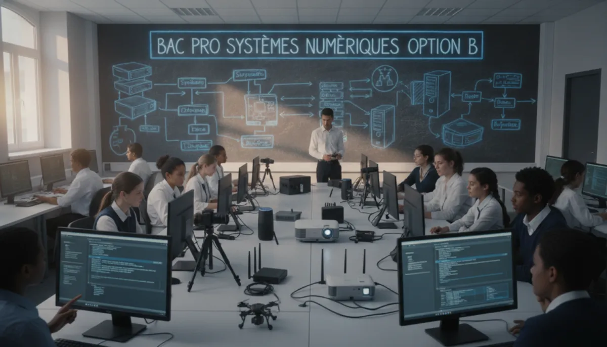 bac pro systèmes numériques option B