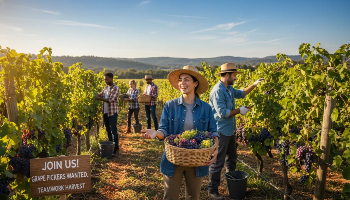 candidature vendangeur recrutement pour les vendanges