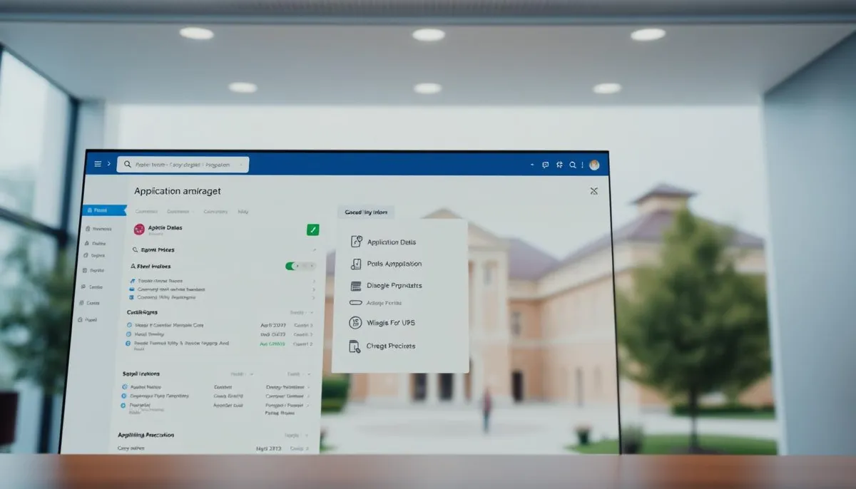 interface eCandidat navigation candidature master
