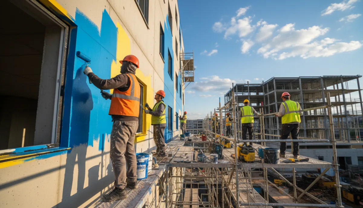 conditions travail chantier peintre bâtiment
