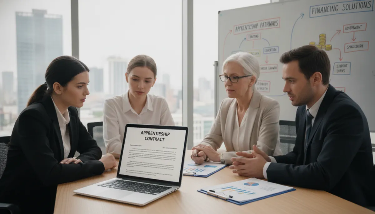 détails sur les contrats d'apprentissage et le financement