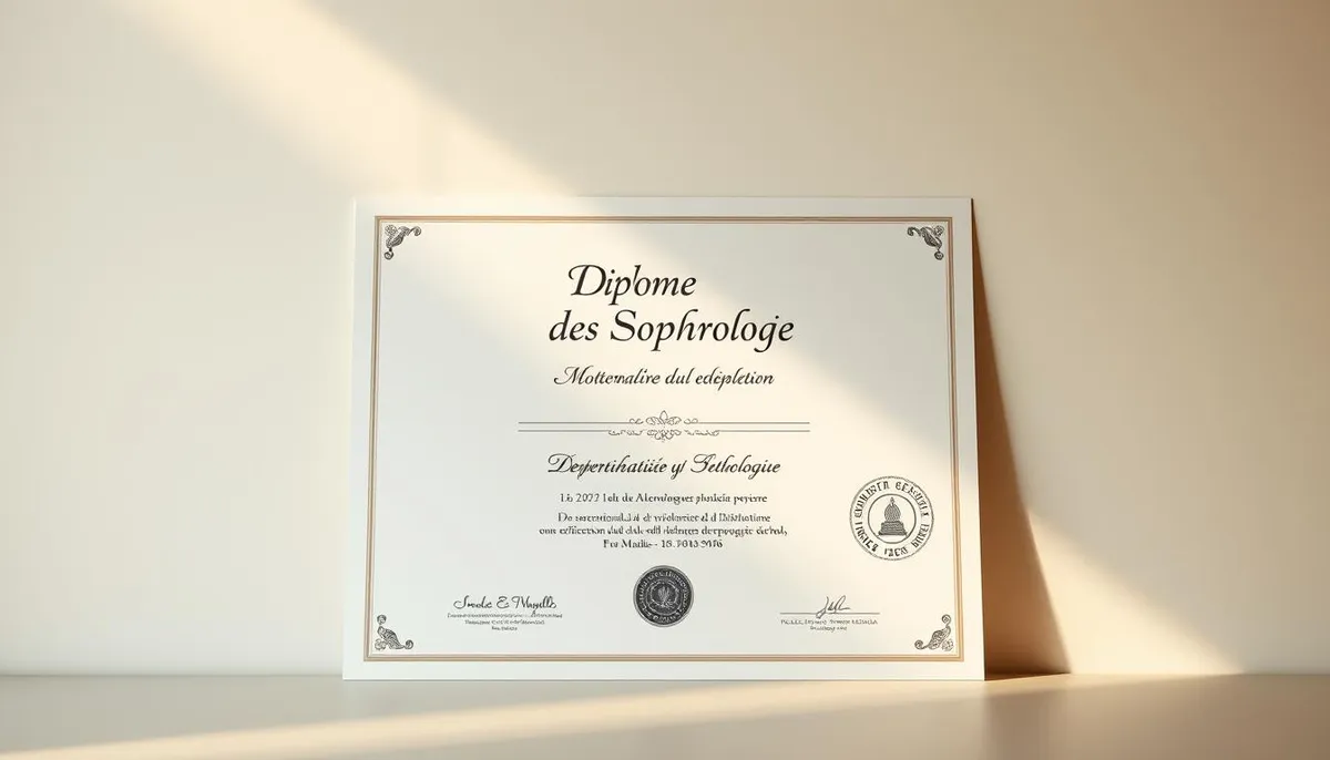 diplôme de sophrologie certification