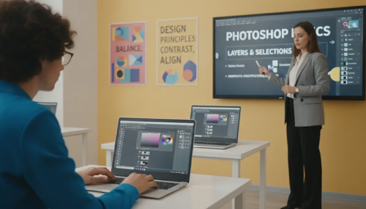 programme formation photoshop débutant