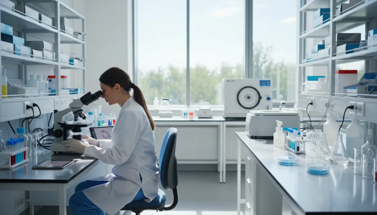 technicien laboratoire secteur médical routine stable
