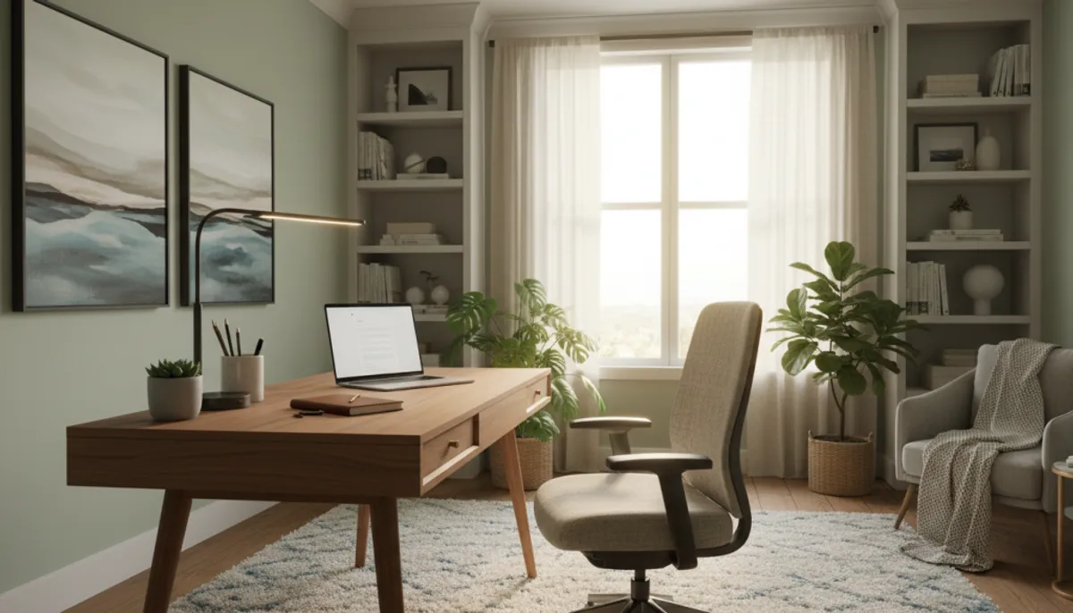 travail sans contact client dans un bureau calme